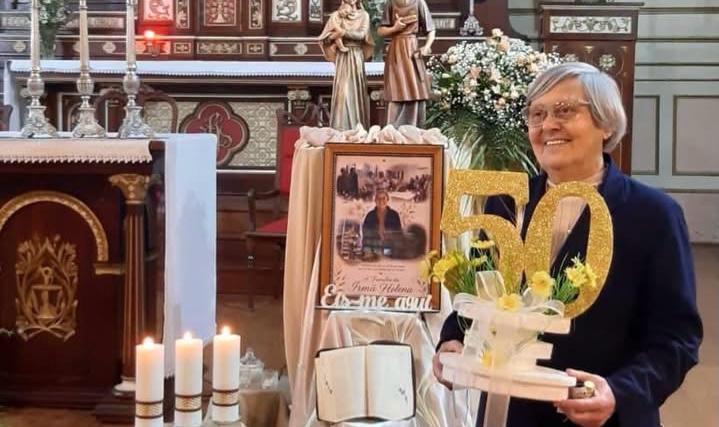 Jubileu de ouro de Irmã Helena Thums