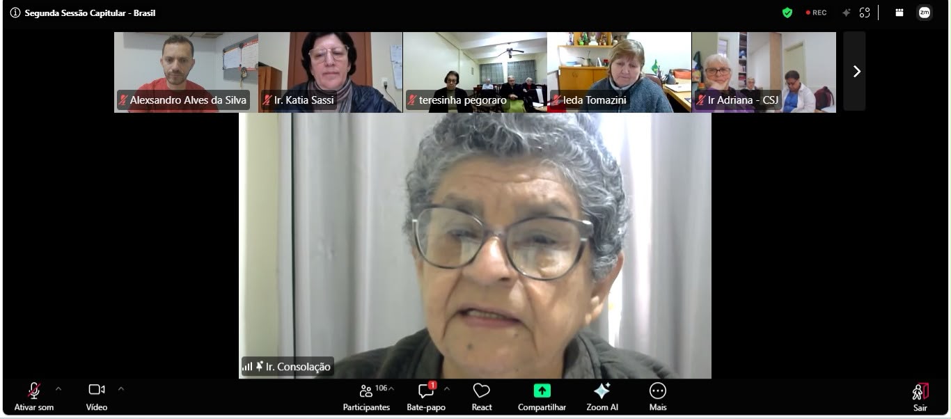 Segunda Sessão Capitular: Peregrinas de Esperança, Testemunhar a Unidade