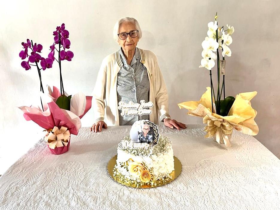 Irmã Maria Erica Caimi completa 104 anos