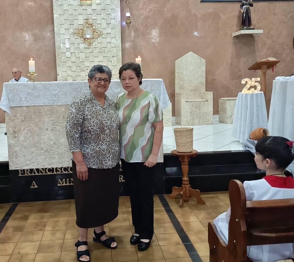 Missa em Ação de Graça pelos 25 Anos de Vida Religiosa Consagrada da Irmã Cleonice da Cruz Yoshikawa